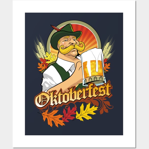 Oktoberfest Beer Festival Wall Art by Styleuniversal